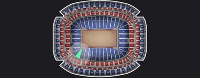 Seat view from Field Level Corner