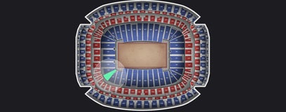 Seat view from Field Level Corner