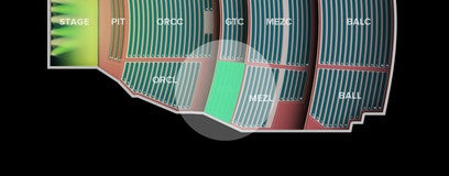 Seat view from Grand Tier