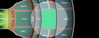 Seat view from Mezzanine