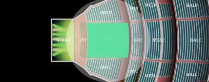 Seat view from Orchestra