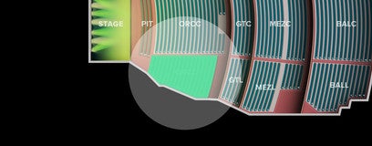 Seat view from Orchestra