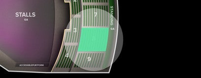 Seat view from 8
