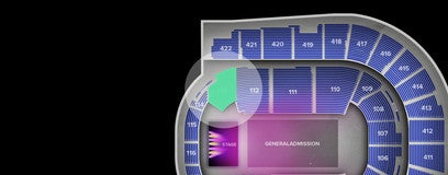 Seat view from Lower