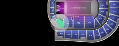 Seat view from Lower