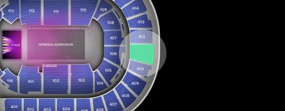 Seat view from Upper