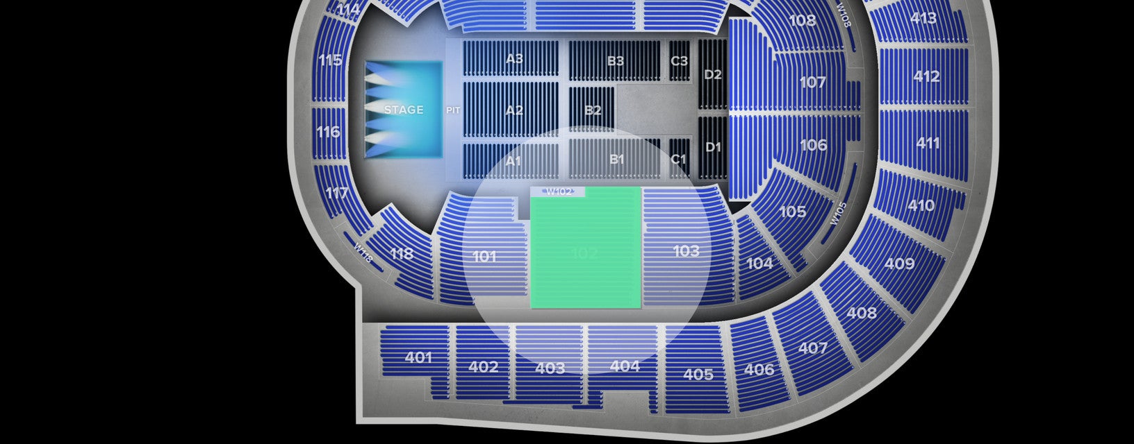 Seat view from Lower