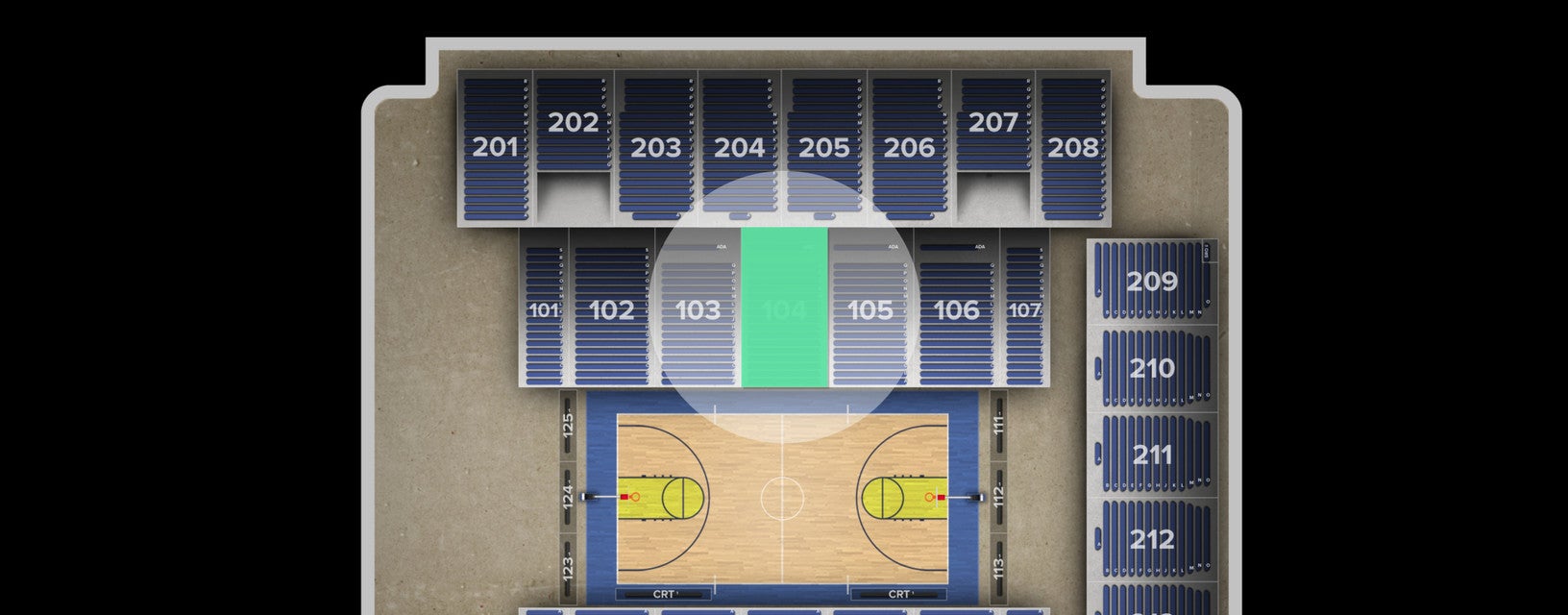 Seat view from Lower