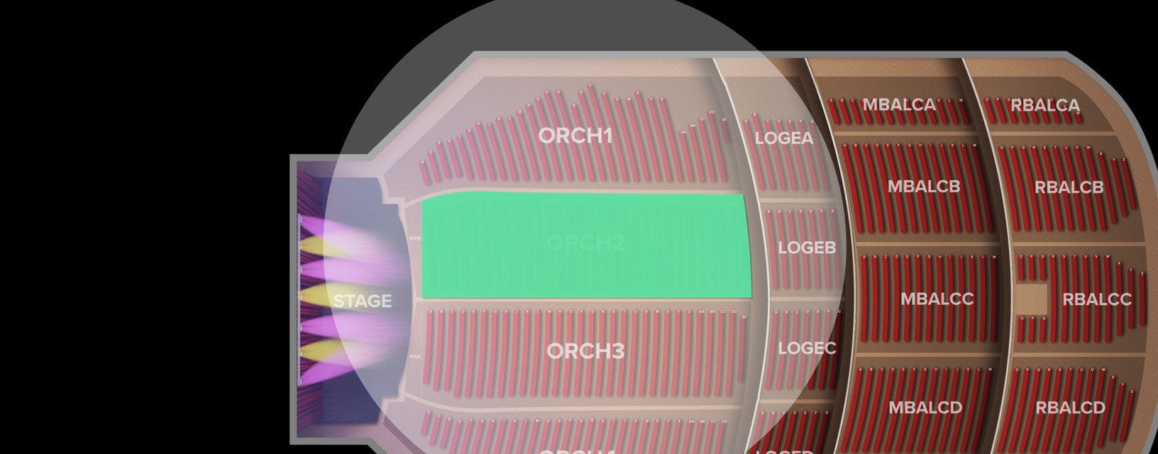 Seat view from Floor