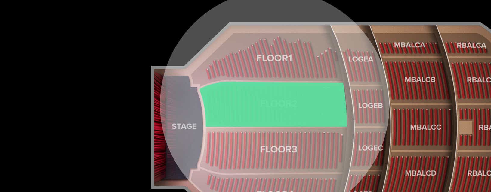 Seat view from Floor