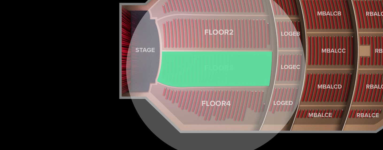 Seat view from Floor