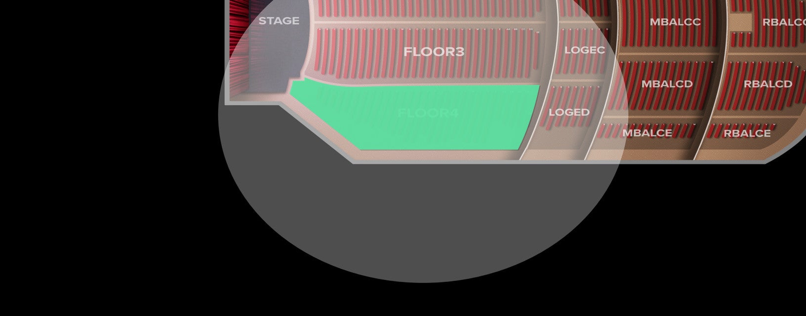 Seat view from Floor
