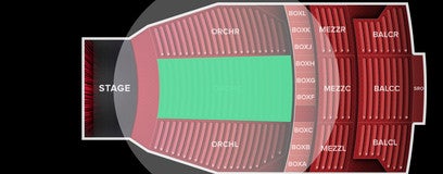 Seat view from Orchestra