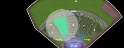 Seat view from Reserved