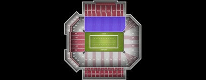 Seat view from Home Sideline