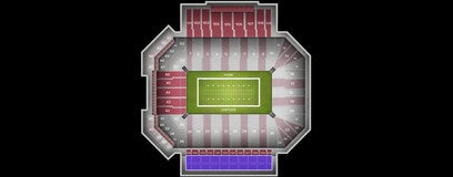 Seat view from Visitor Sideline