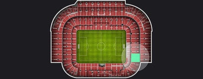 Seat view from Shortside Lower