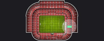 Seat view from Shortside Lower