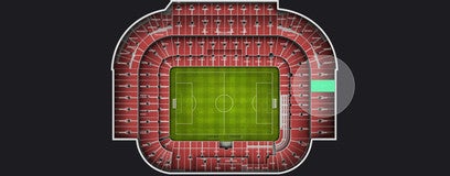 Seat view from Shortside Lower