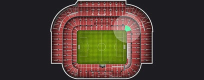Seat view from Shortside Lower