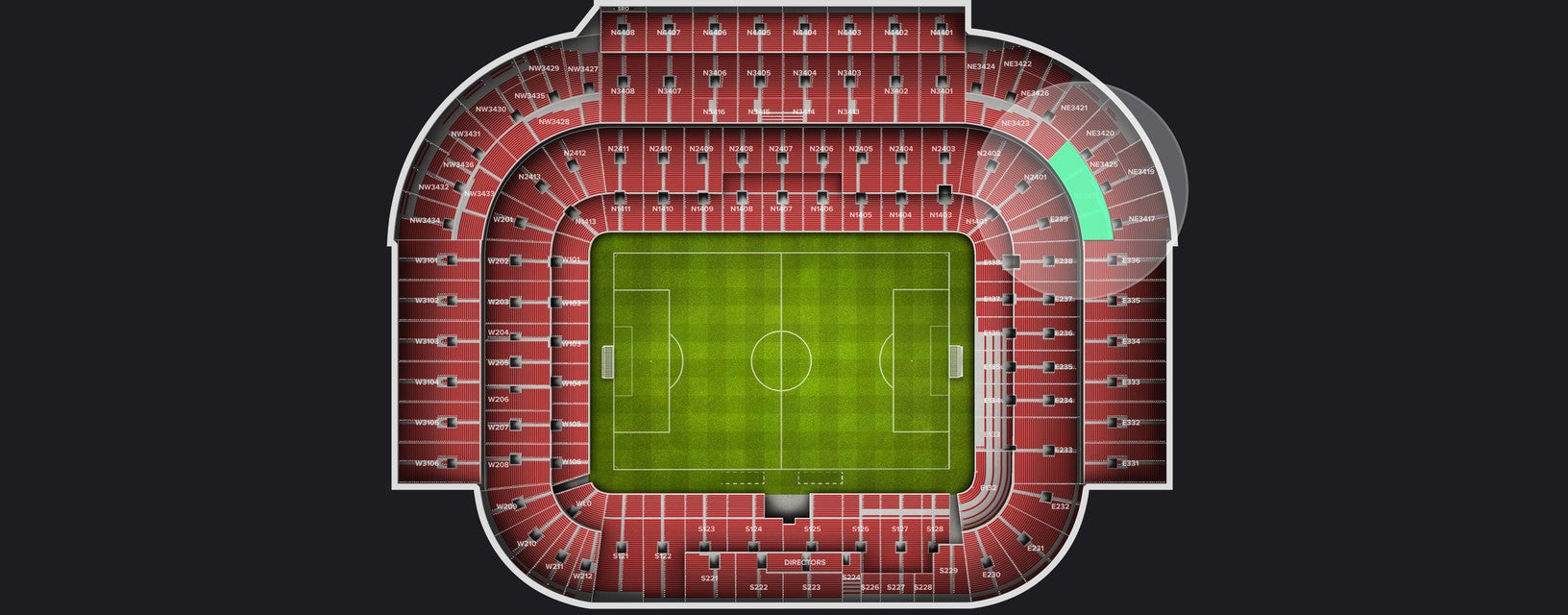 Seat view from Shortside Upper
