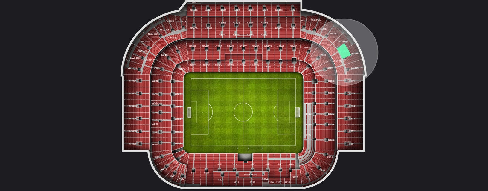 Seat view from Shortside Upper