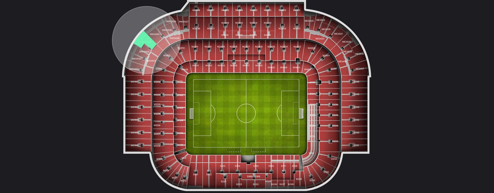 Seat view from Shortside Upper