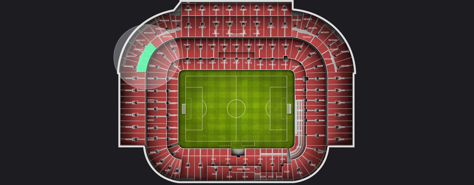 Seat view from Shortside Upper