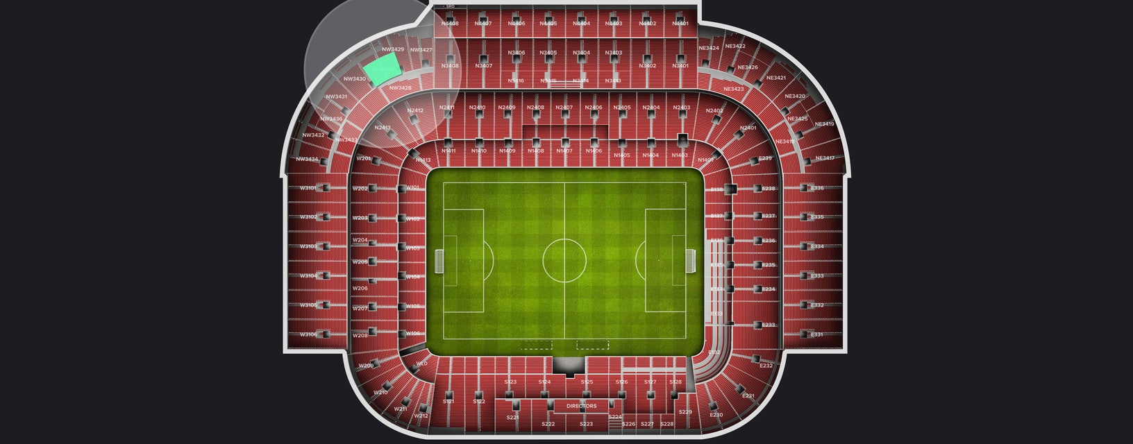 Seat view from Shortside Upper