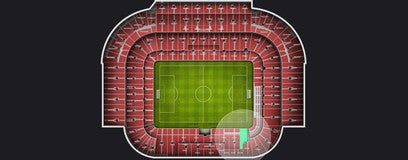Seat view from Longside Lower