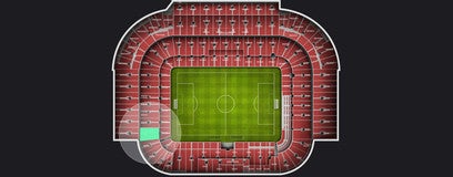 Seat view from Shortside Lower