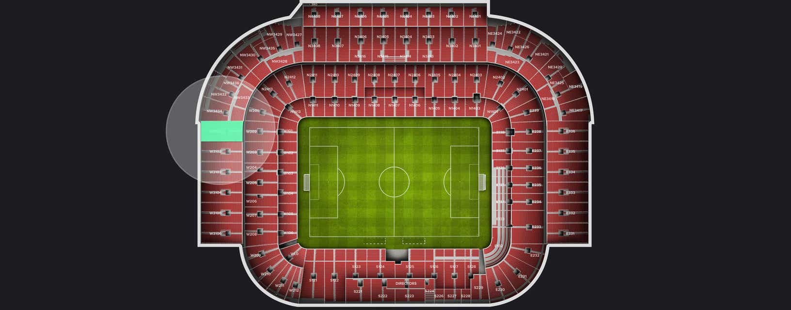 Seat view from Shortside Upper