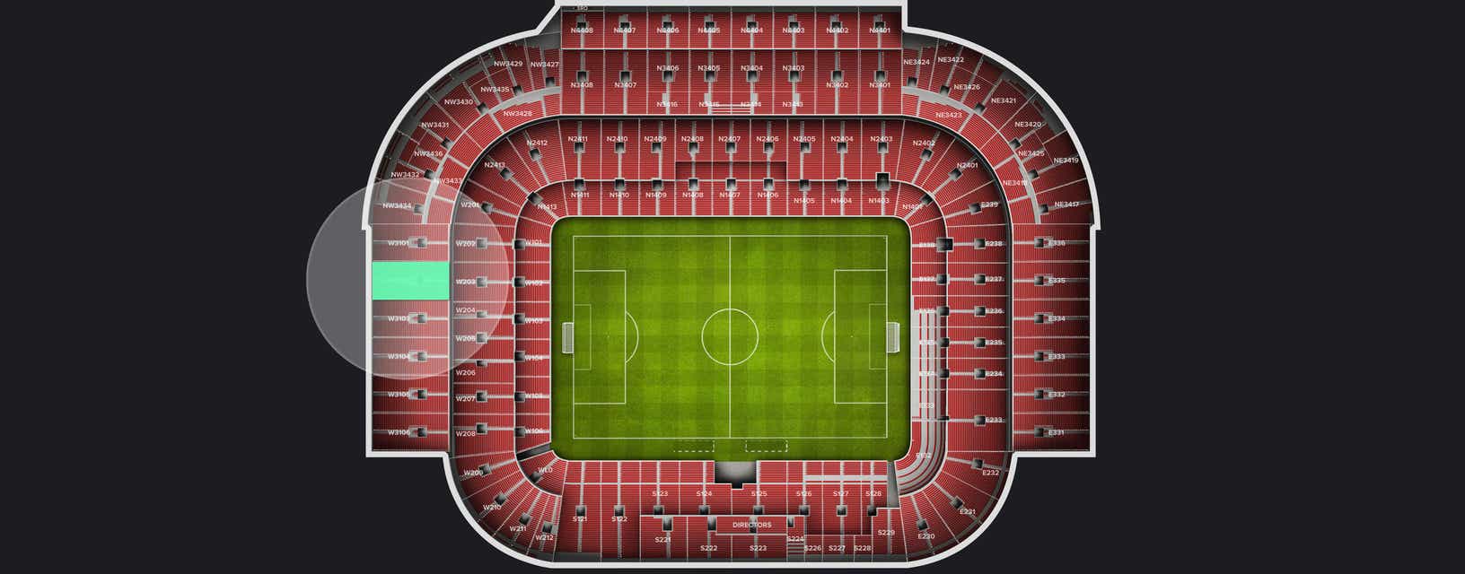 Seat view from Shortside Upper