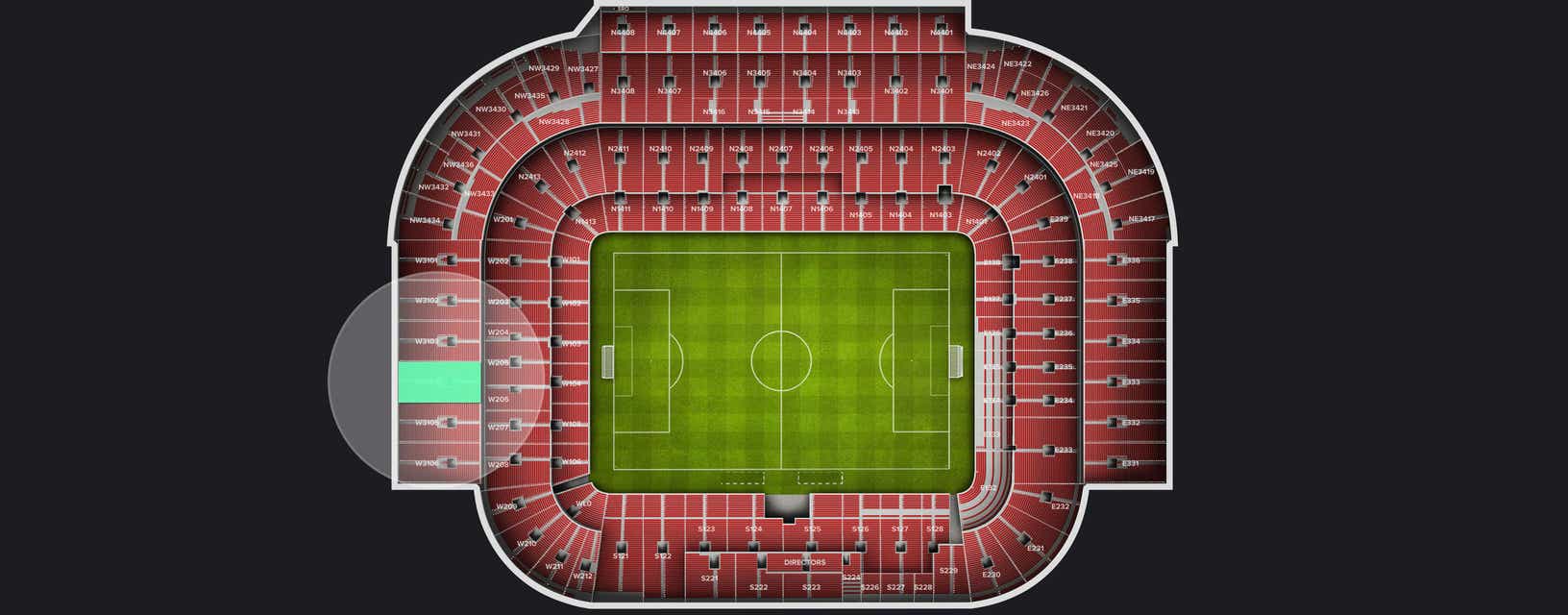Seat view from Shortside Upper