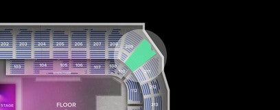 Seat view from Upper