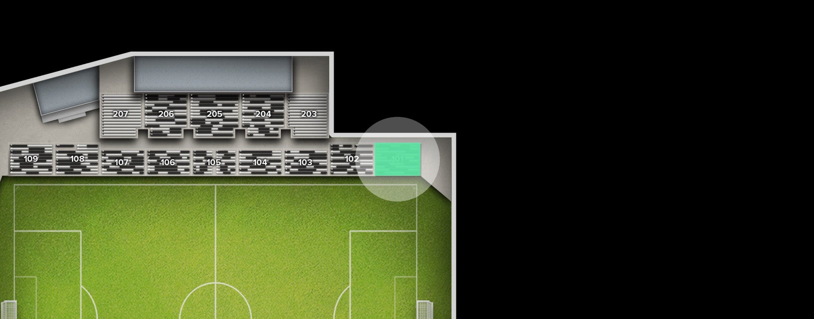Seat view from Lower
