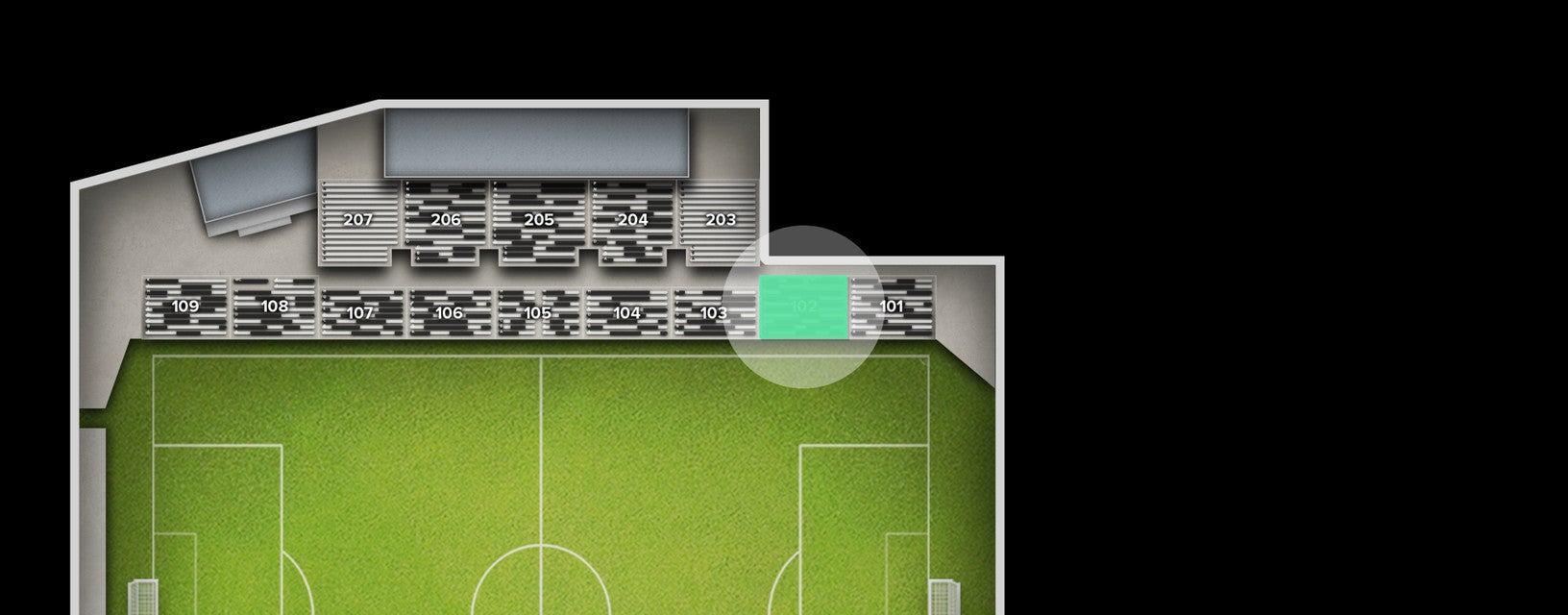 Seat view from Lower