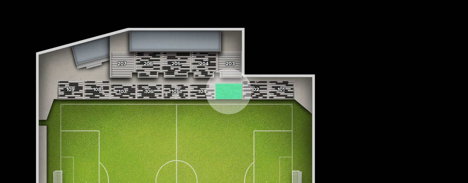 Seat view from Lower