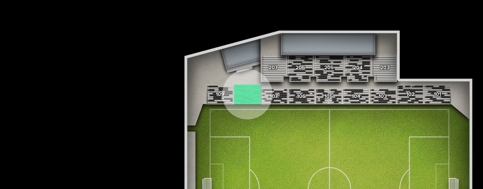 Seat view from Lower