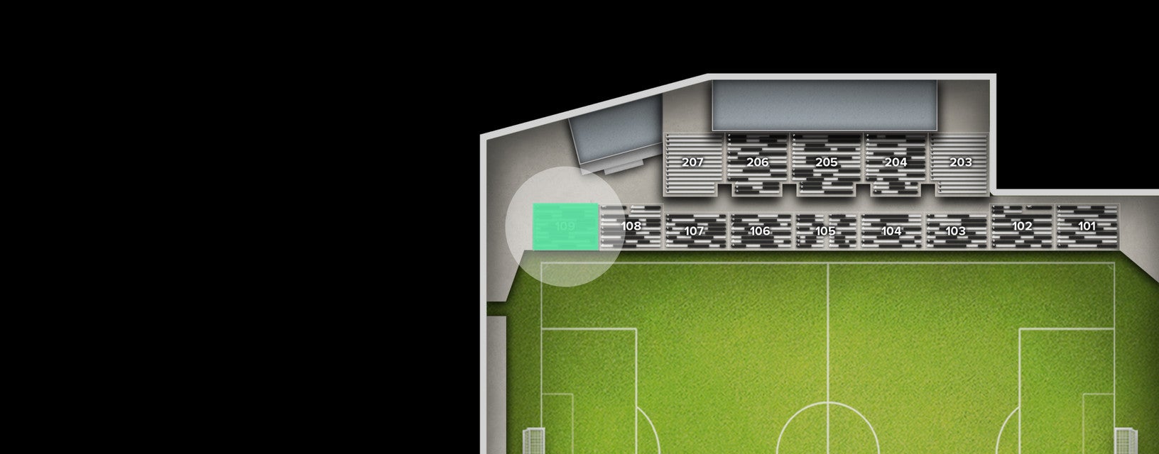 Seat view from Lower