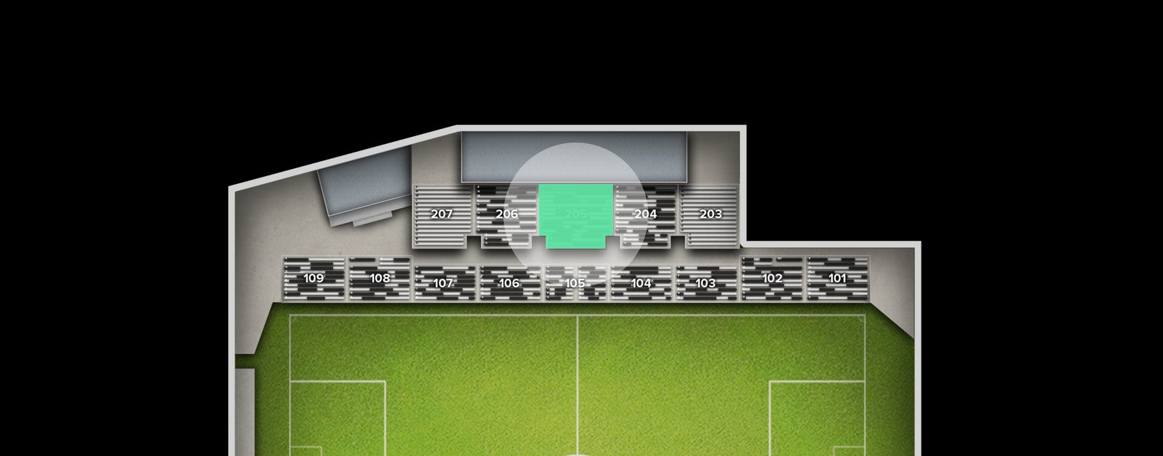 Seat view from Upper