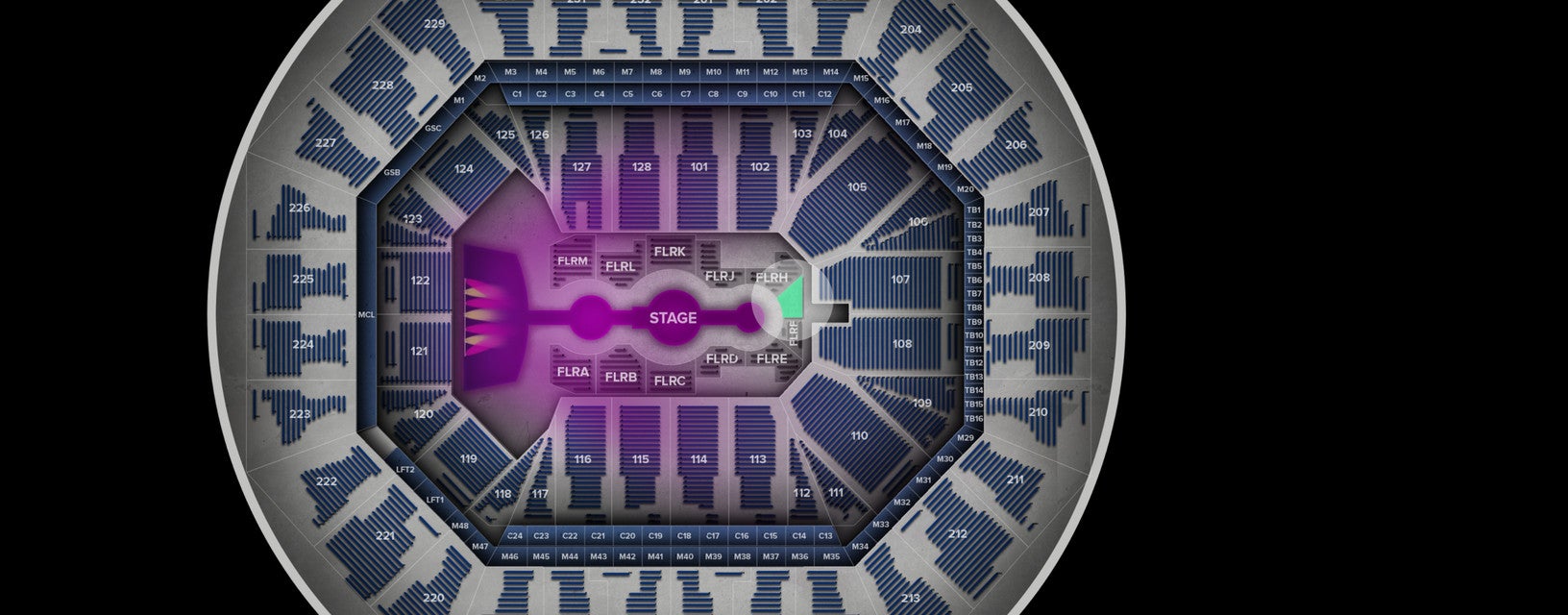 Seat view from Floor