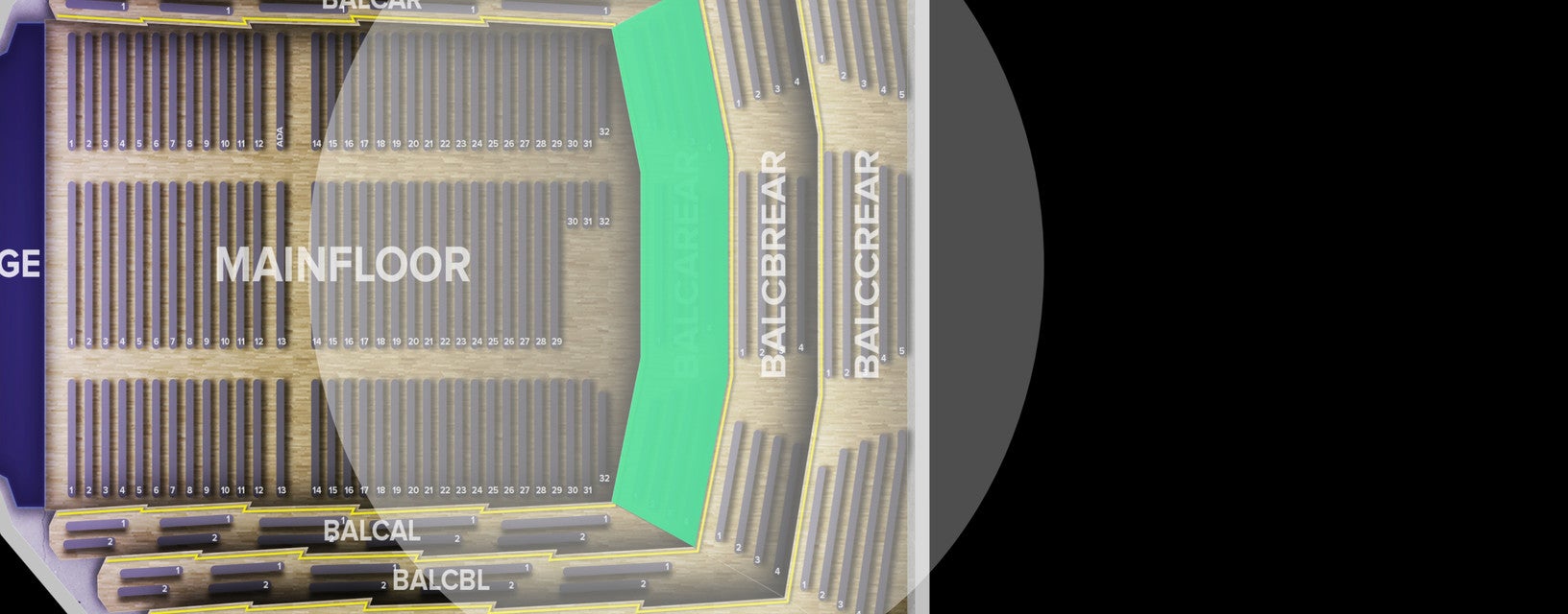 Seat view from Balcony