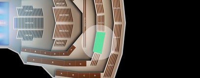 Seat view from Balcony Left Center