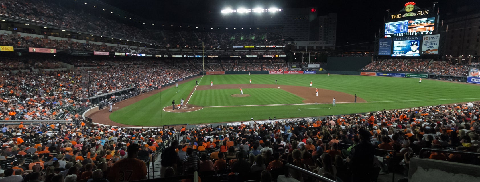 Seat view from Lower Reserve - Infield