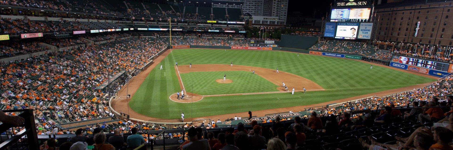 Seat view from Club Box - Infield