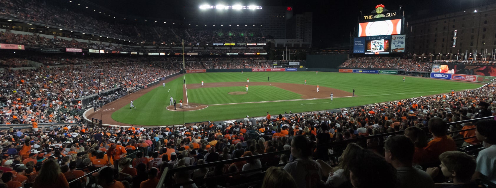 Seat view from Lower Reserve - Infield