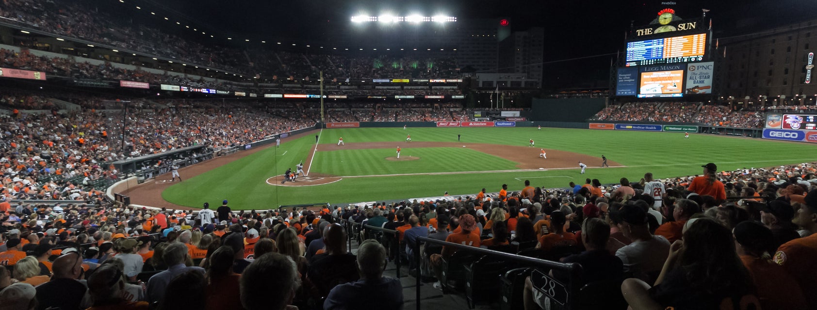 Seat view from Field Box