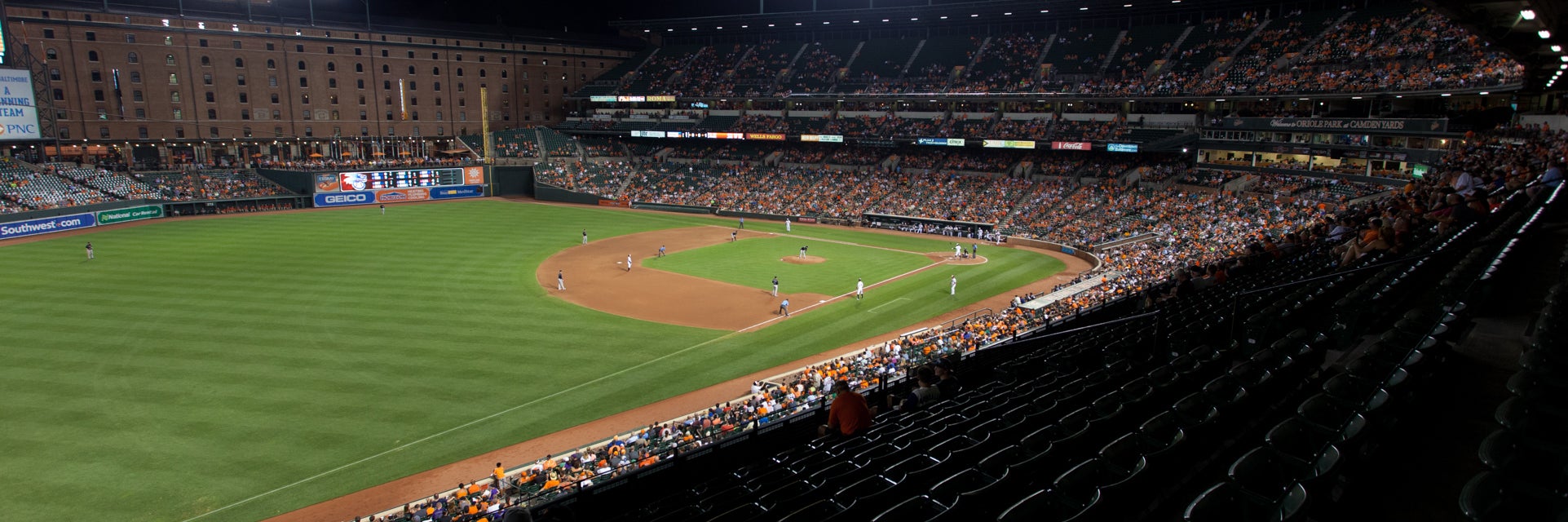 Seat view from Club Box - Outfield