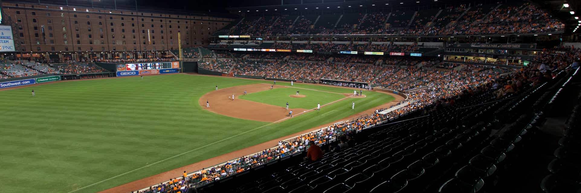 Seat view from Club Box - Outfield